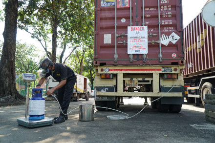 container fumigation